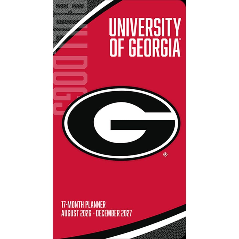 Georgia Bulldogs 2027 17 Month Pocket Planner