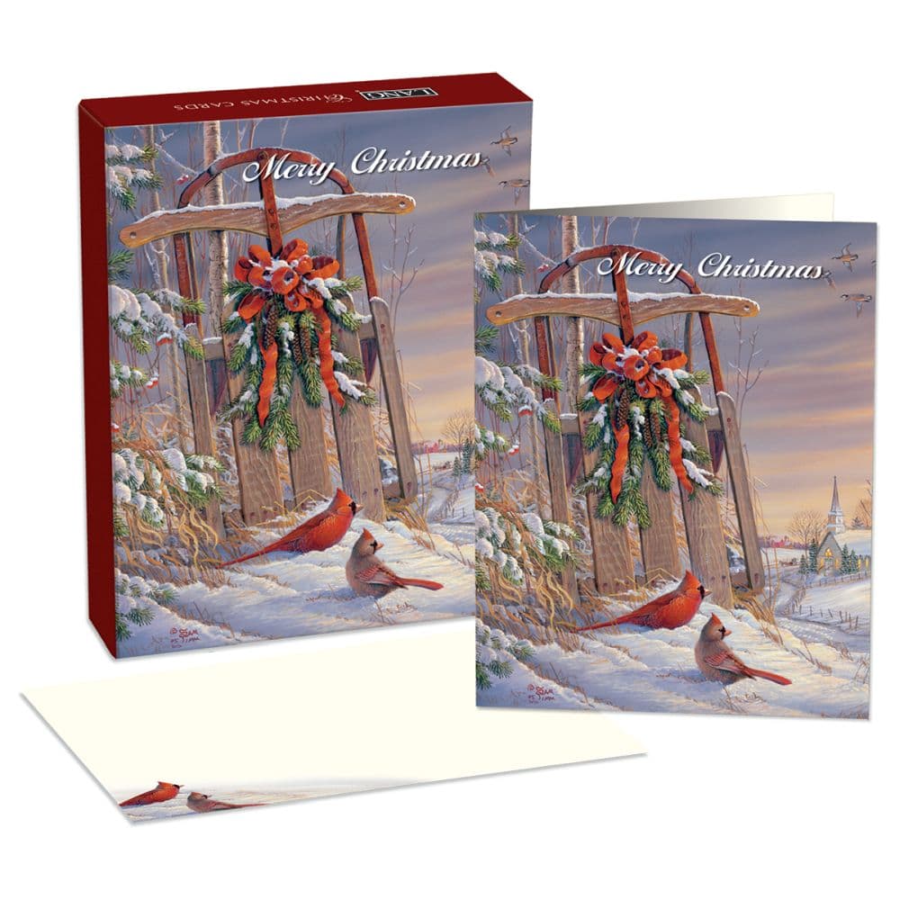 image Wintertime Cardinal Christmas Cards by Sam Timm Main Product  Image width="1000" height="1000"