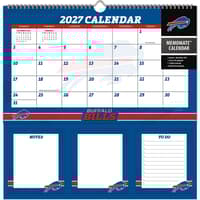 image NFL Buffalo Bills 2027 Memomate Spiral Wall Calendar
