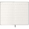 image Moleskine Large Vertical Black Hard Cover 2026 Planner Second Alternate Image