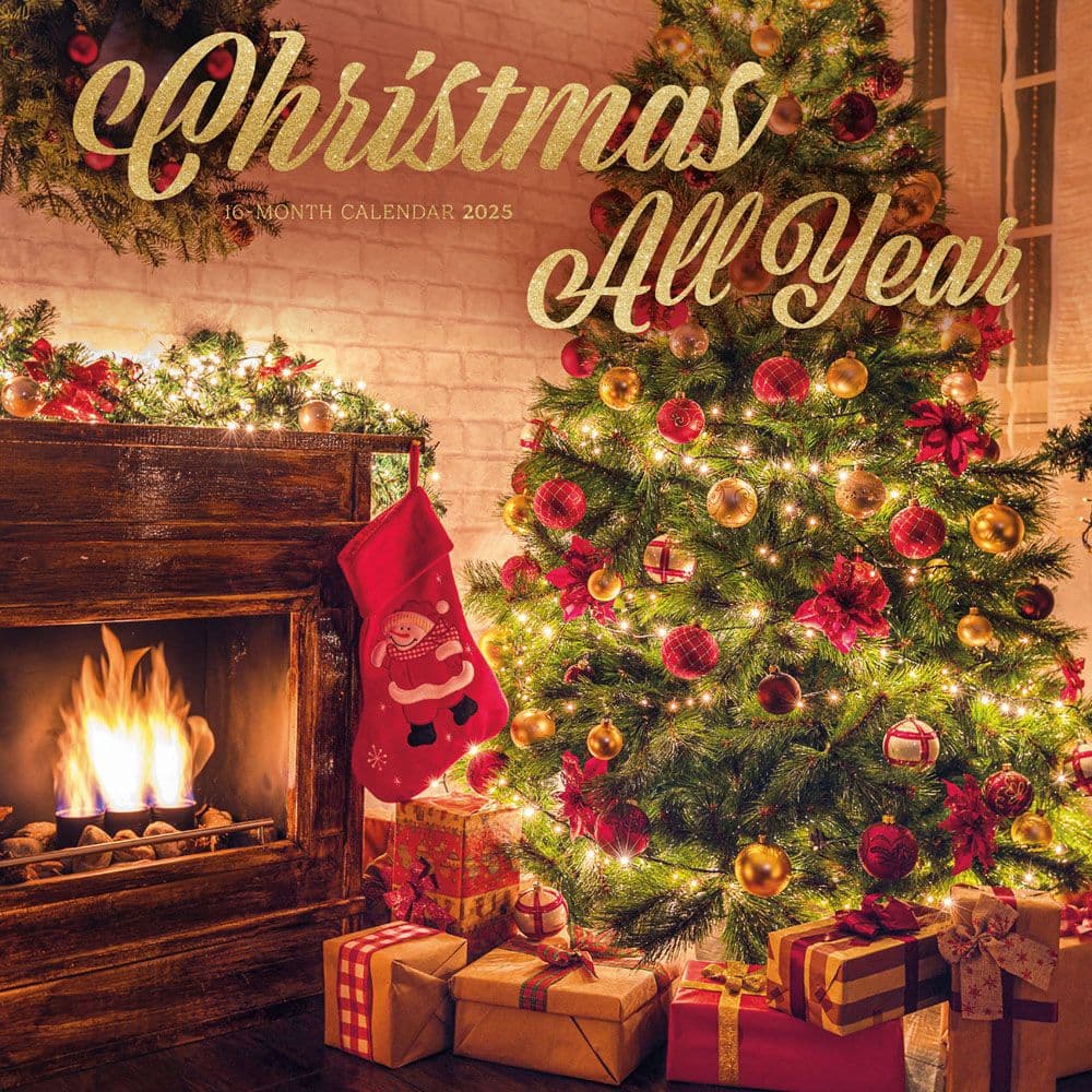 Christmas All Year 2025 Wall Calendar  Main Image