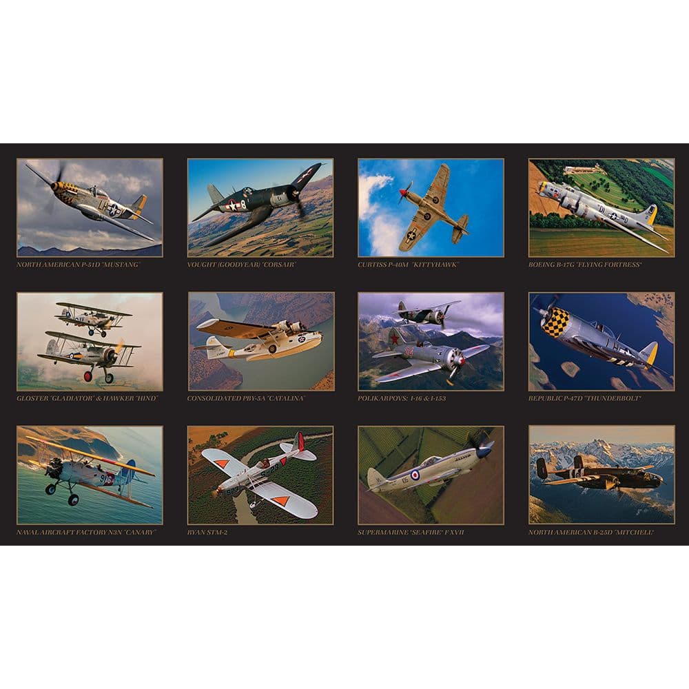 Ghosts WWII 2026 Wall Calendar, 20'' X 14'', 12-Month Calendar with Stapled Binding