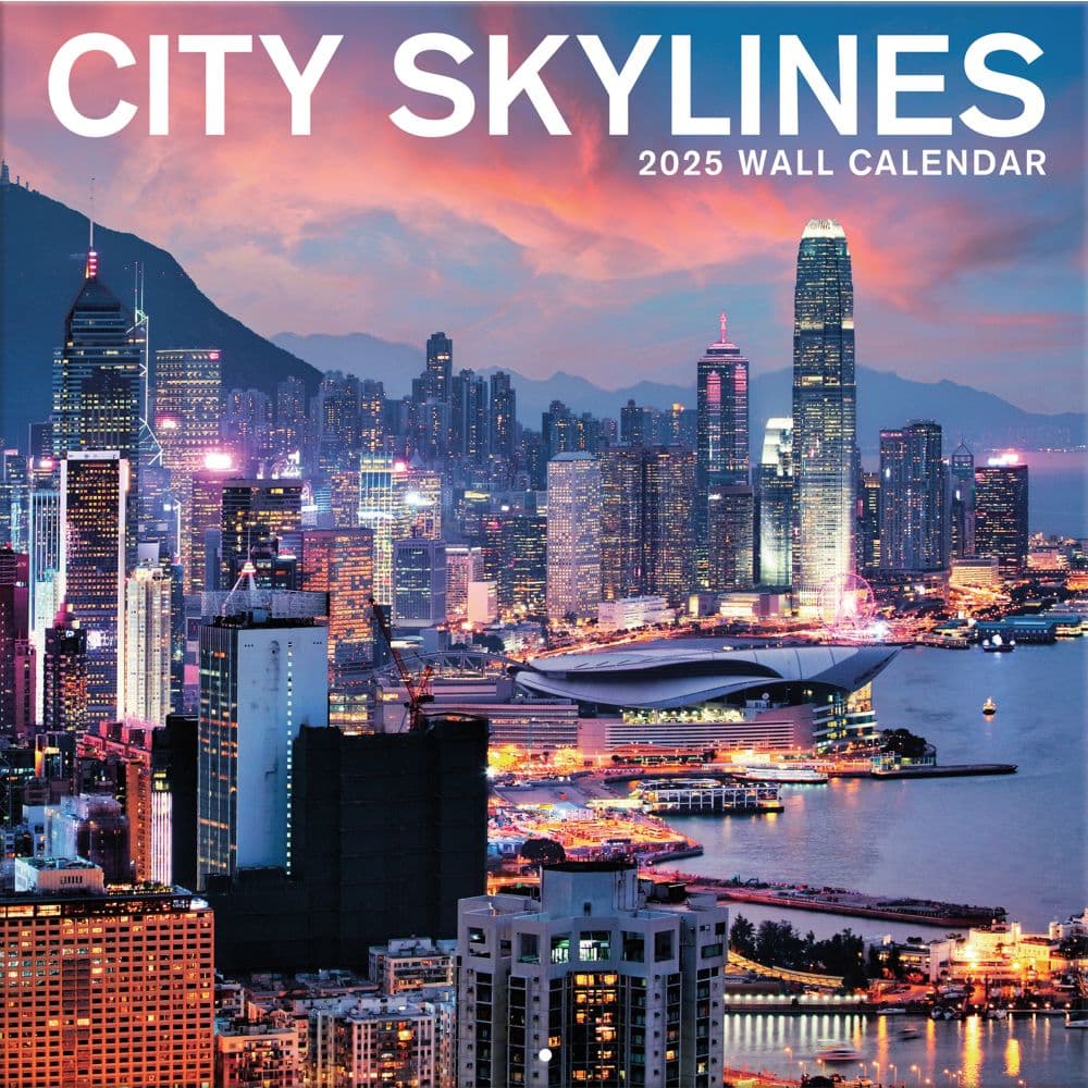 City Skylines 2025 Wall Calendar Main Image