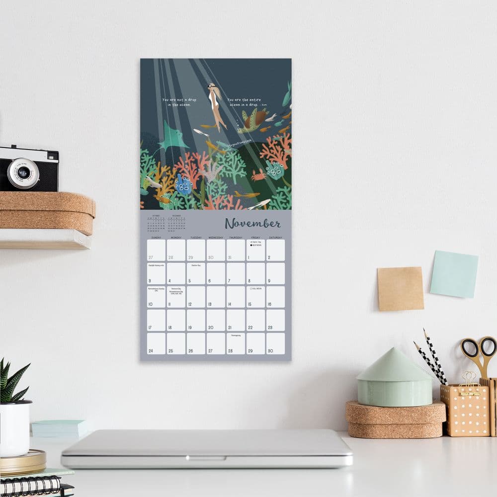 Grow With The Flow 2024 Mini Wall Calendar