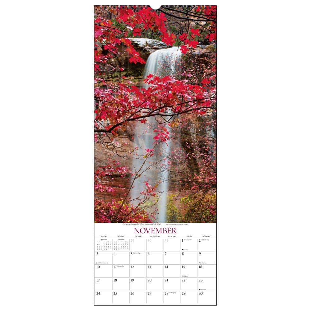 Falling Waters Vertical 2024 Wall Calendar Fourth Alternate Image width=&quot;1000&quot; height=&quot;1000&quot;
