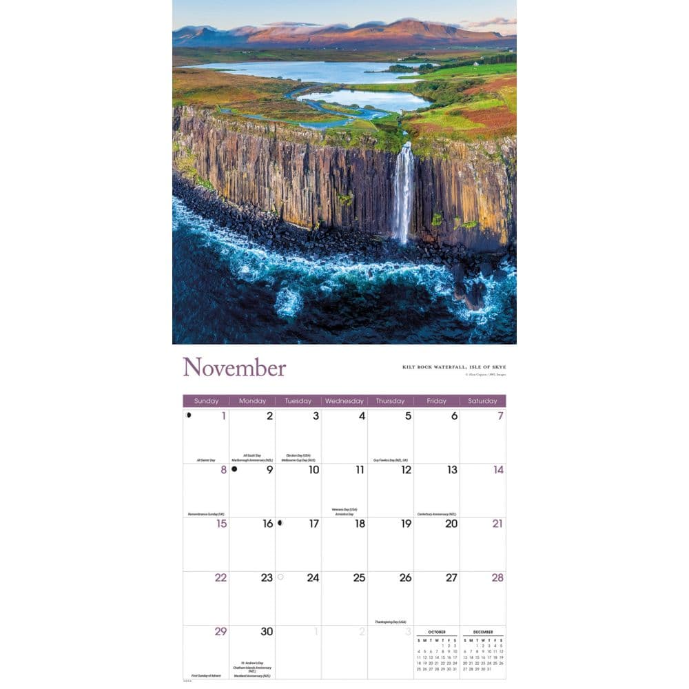 Scotland 2026 Wall Calendar Fourth Alternate Image
