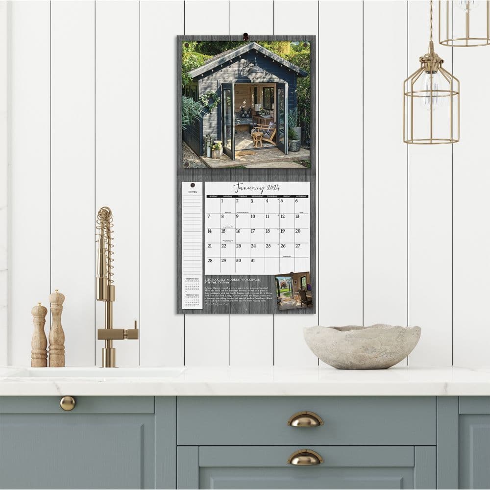 Chic Sheds 2025 Mini Wall Calendar