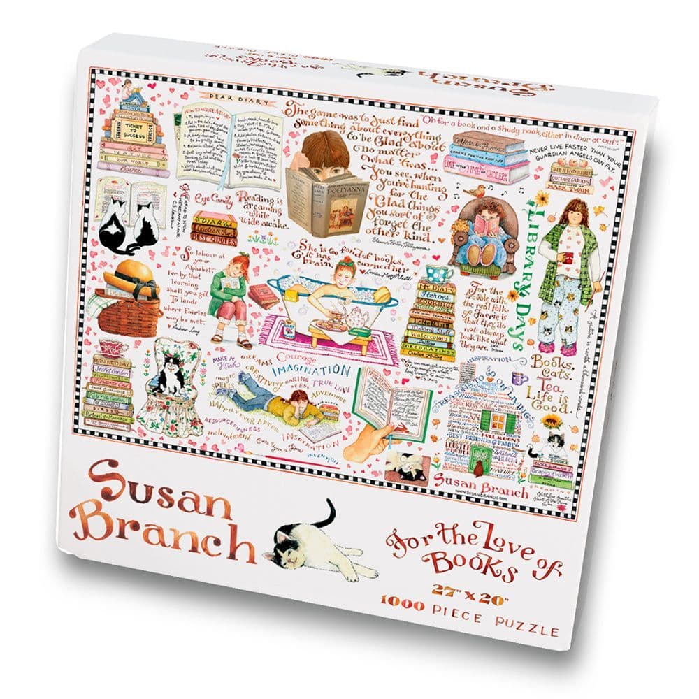 Branch Books and Cats 1000pc Puzzle Alternate Image 1