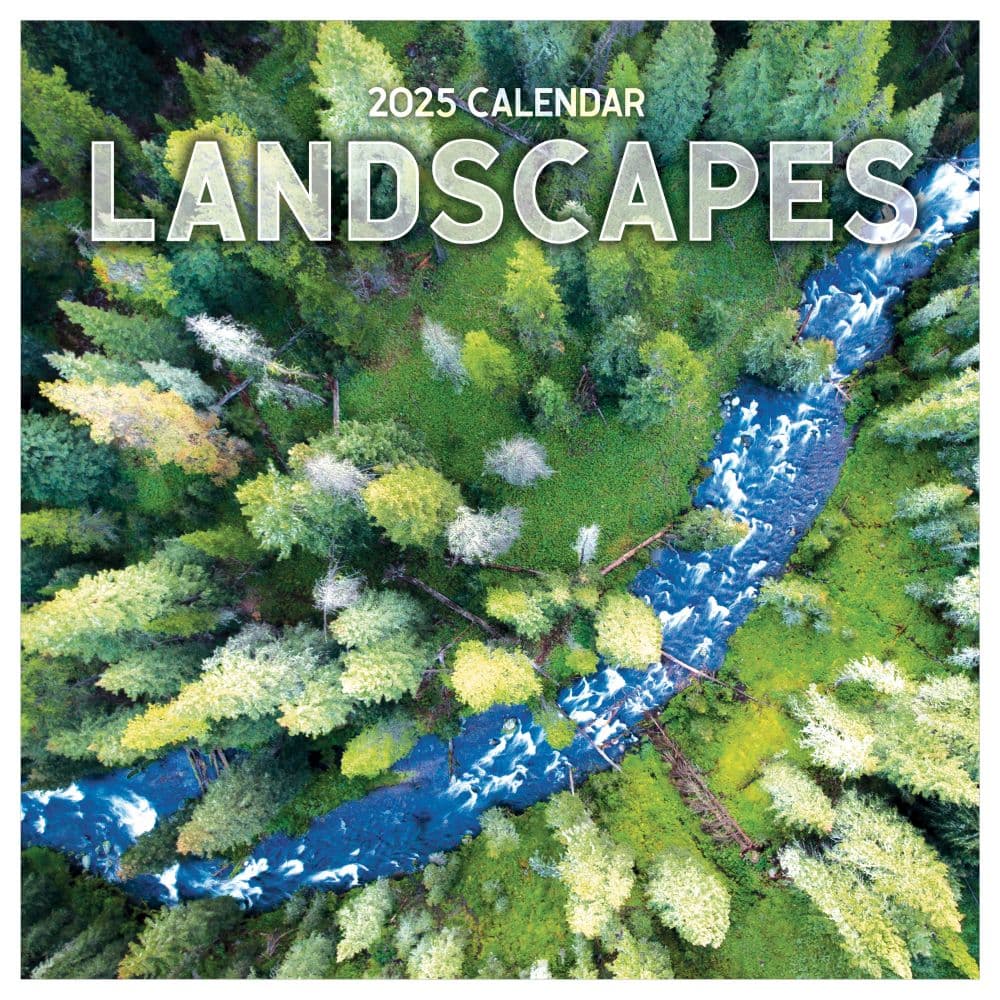 Landscapes 2025 Wall Calendar  Main Image