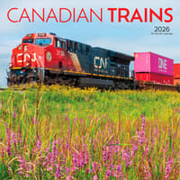 image Trains Canadian 2026 Wall Calendar Main Product Image
