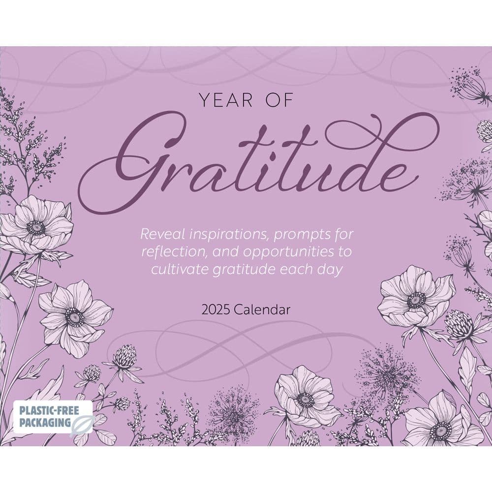 Year of Gratitude 2025 Desk Calendar Main Image