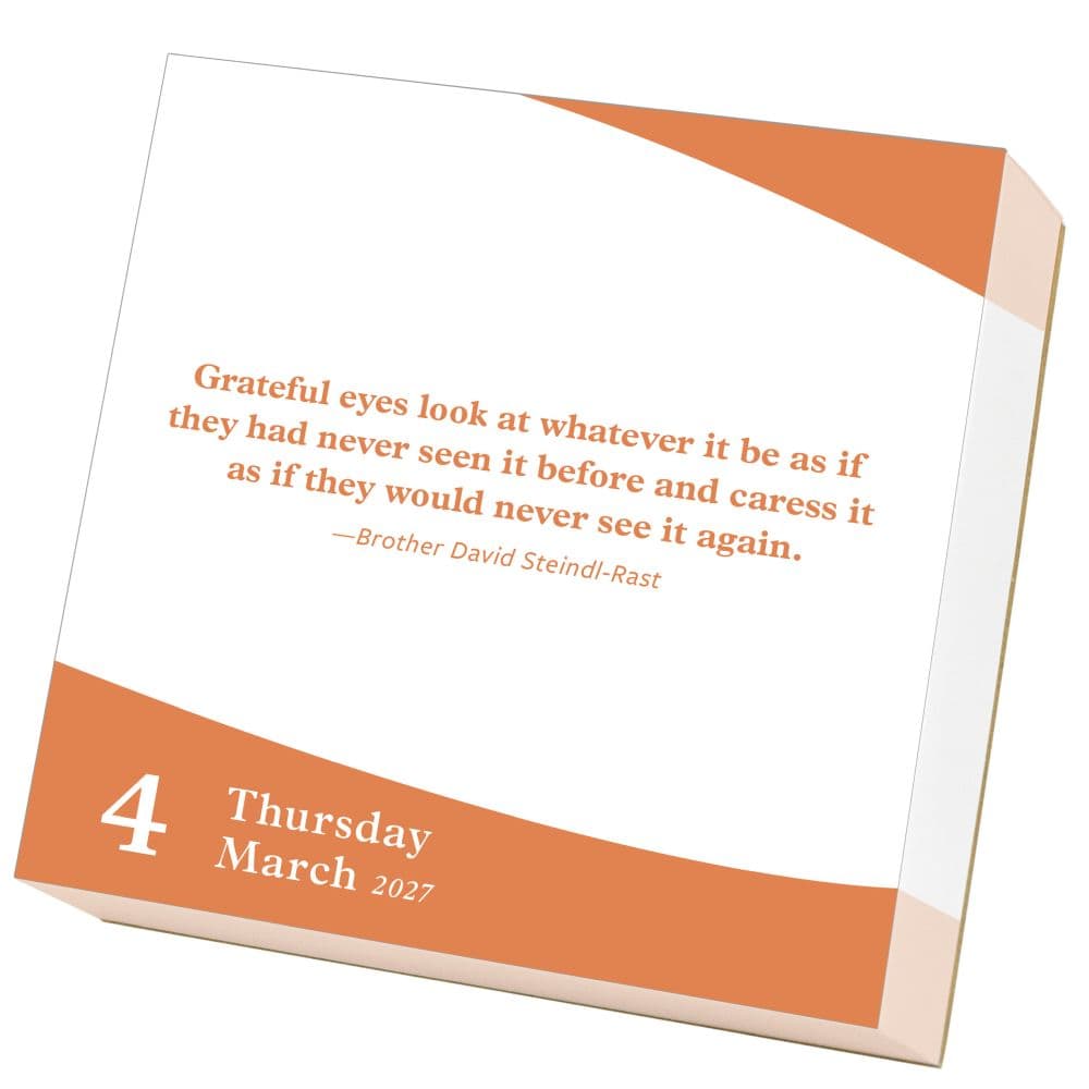 Everyday Gratitude 2027 Page-A-Day Desk Calendar Second Alternate Image