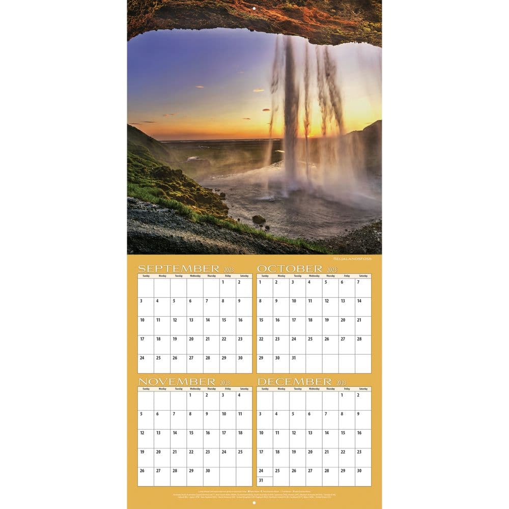 Iceland 2024 Wall Calendar Third Alternate  Image width=&quot;1000&quot; height=&quot;1000&quot;