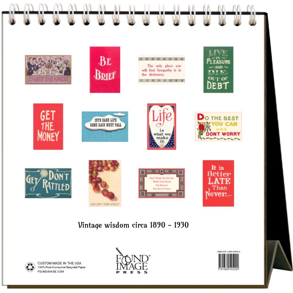 Words to Live By 2025 Easel Desk Calendar First Alternate Image width="1000" height="1000"