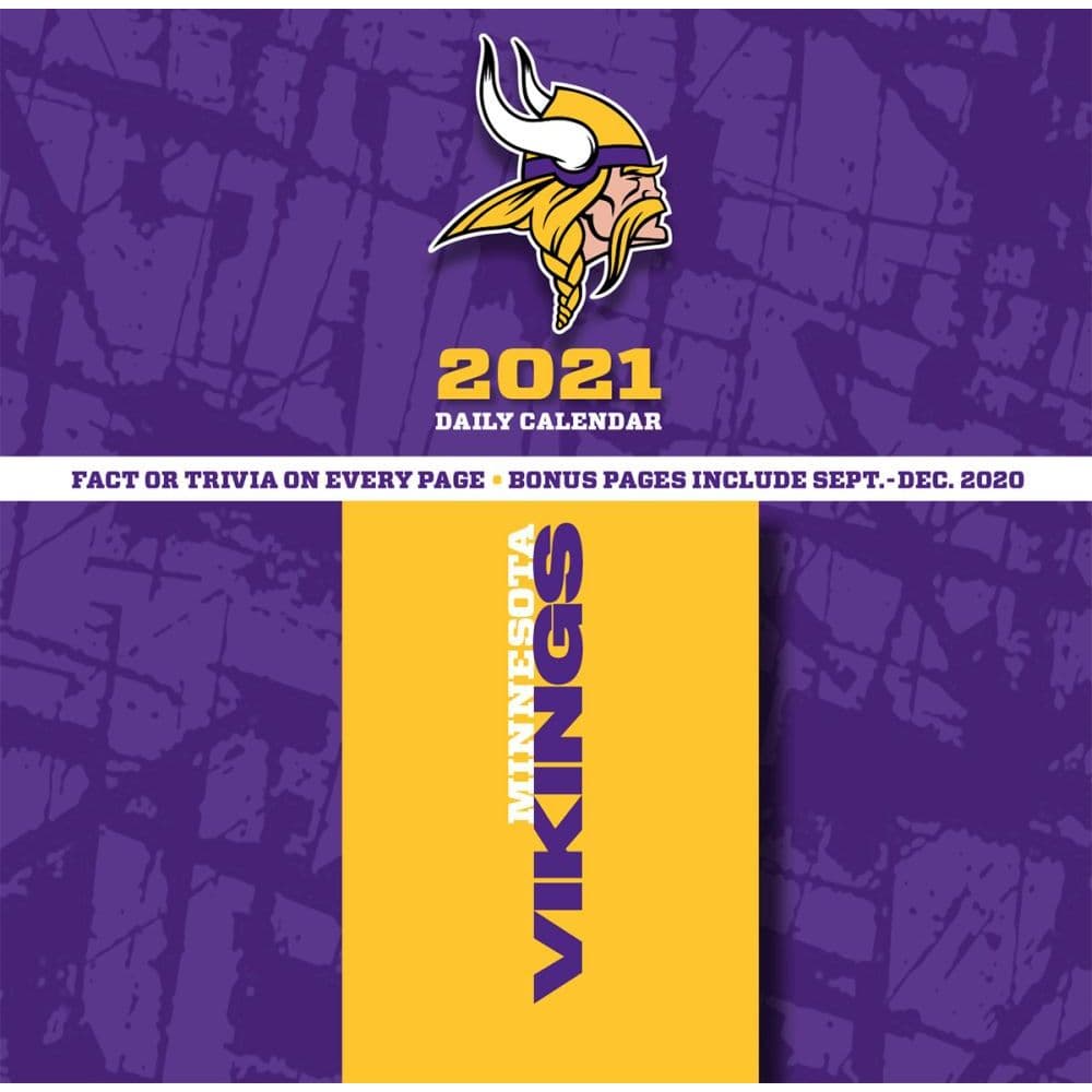 Minnesota Vikings Desk Calendar Calendars Com