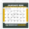 image NFL Green Bay Packers 2026 Easel Desk Calendar Third Alternate image