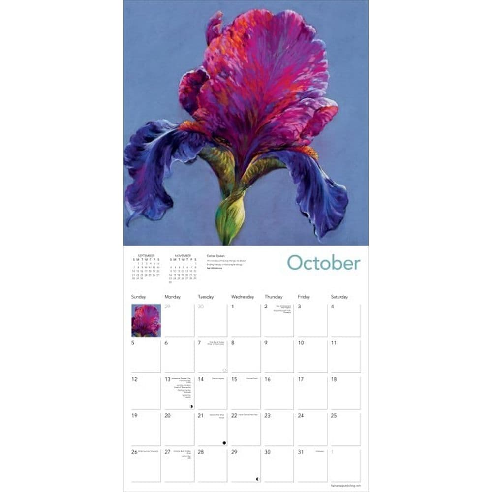 Blooms by Nel 2025 Wall Calendar Third Alternate Image