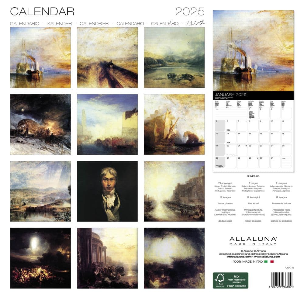 Turner 2025 Wall Calendar First Alternate Image width=&quot;1000&quot; height=&quot;1000&quot;