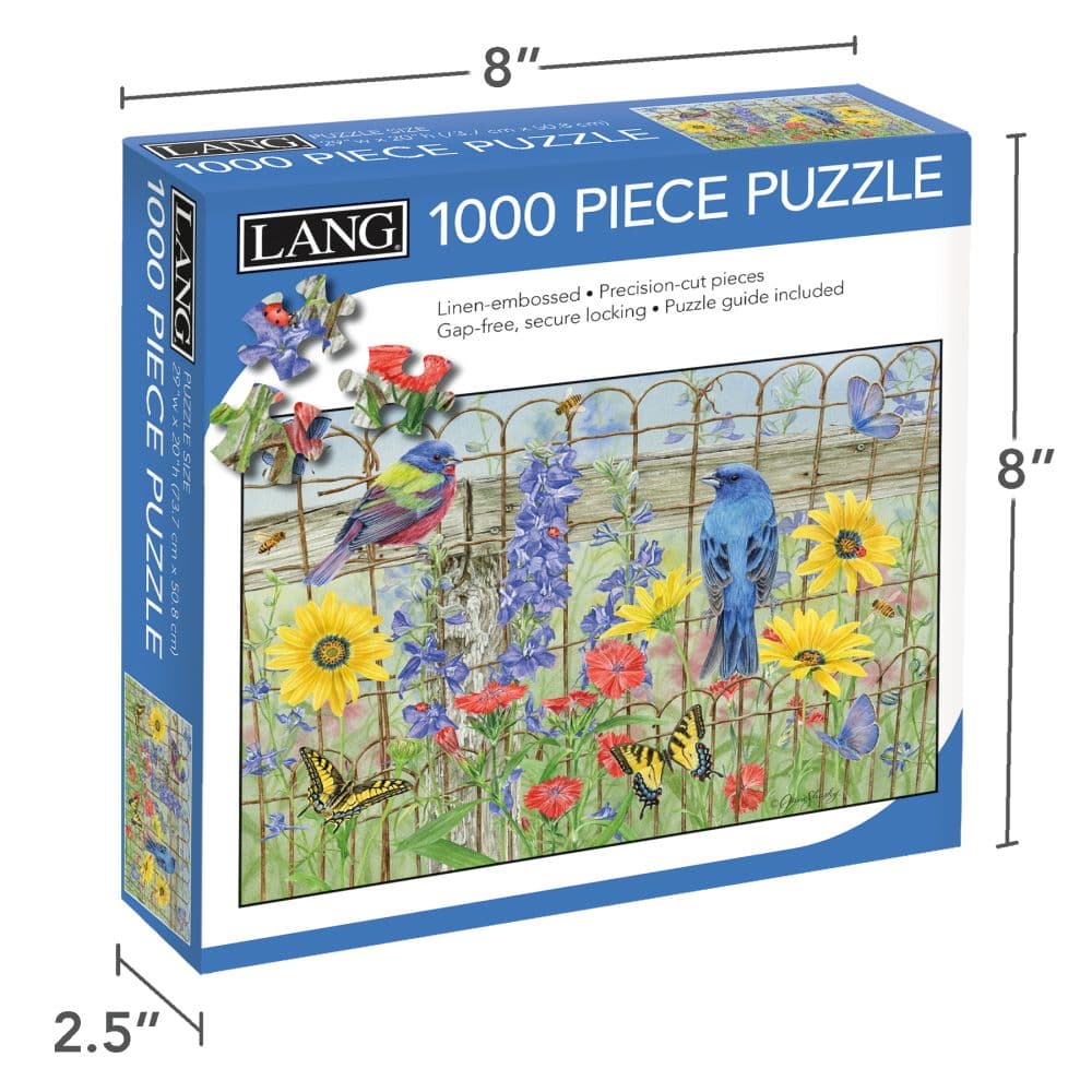 Wings and Wildflowers 1000 Piece Puzzle Third Alternate Image