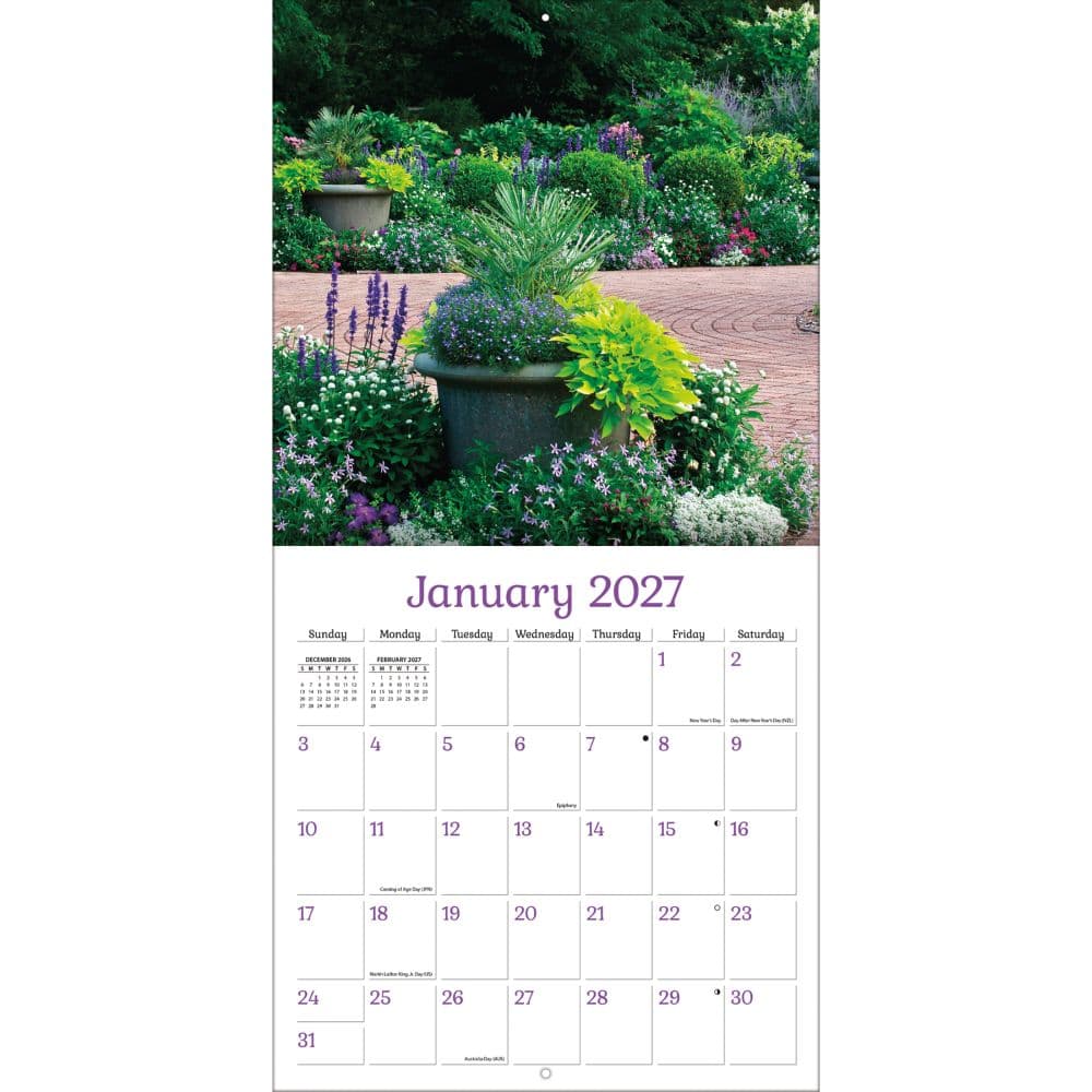 Gardens 2027 Wall Calendar Third Alternate Image