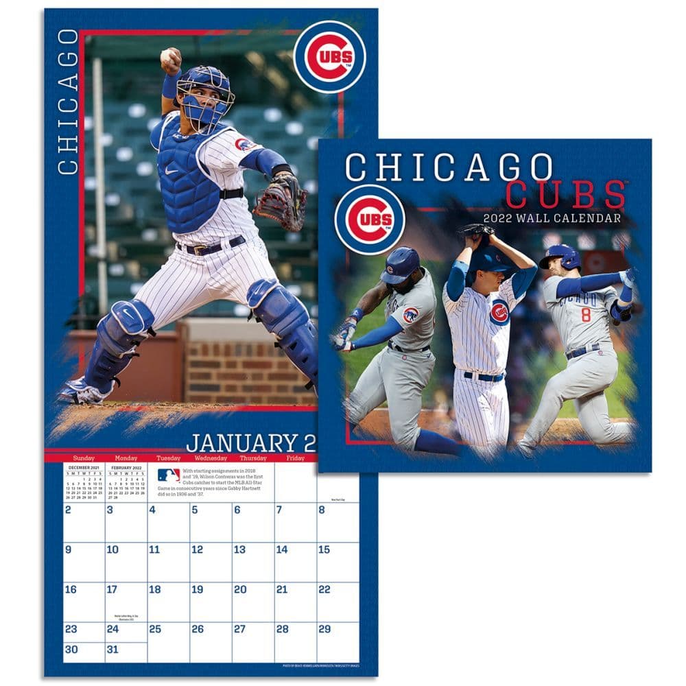 Chicago Cubs Calendar 2022 Mlb Chicago Cubs 2022 Mini Wall Calendar - Calendars.com