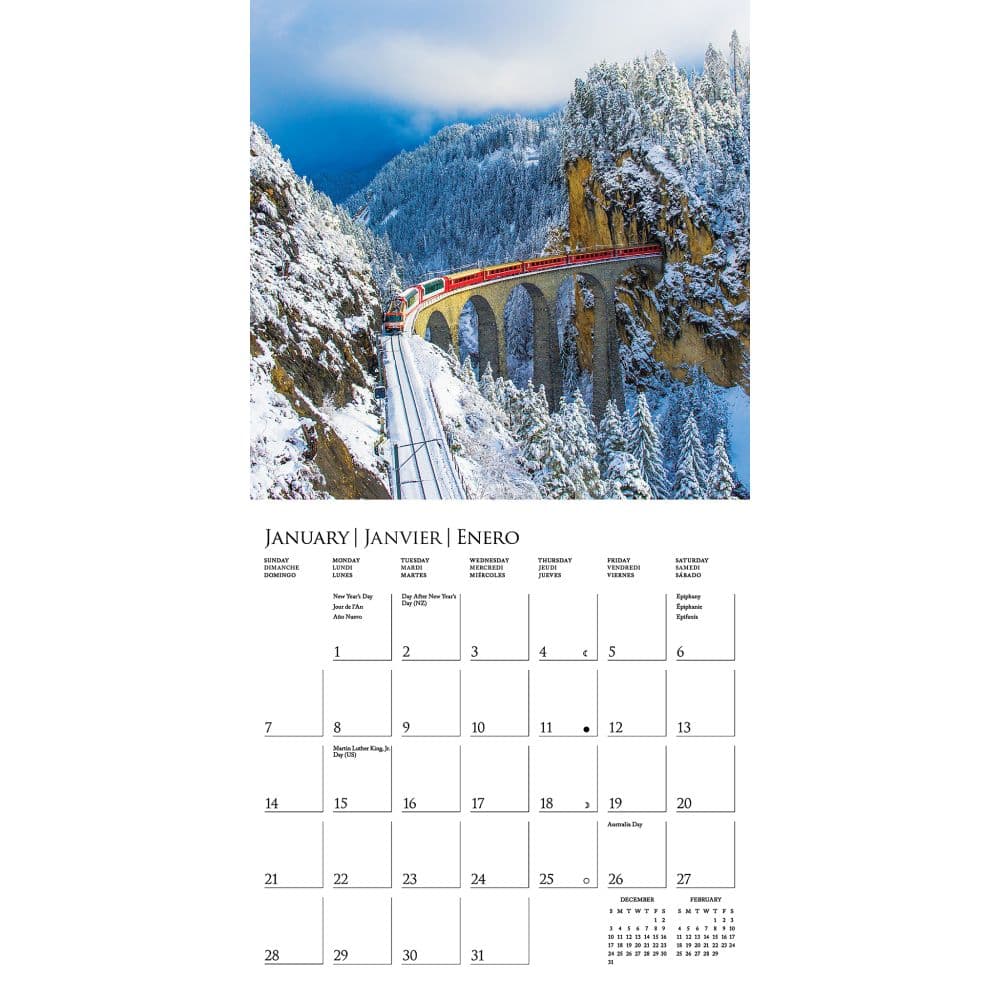 Passport to the World 2024 Mini Wall Calendar