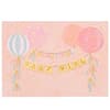 image Baby Girl Banners &amp; Balloons New Baby Card front