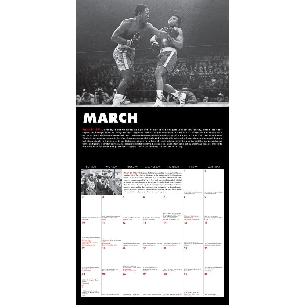This Day in Black History 2024 Wall Calendar Alternate Image 4