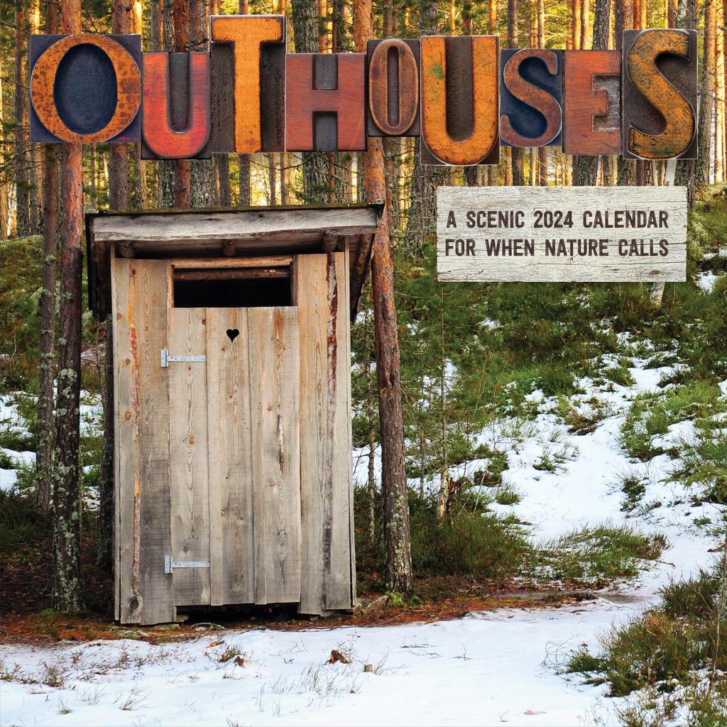 Outhouses 2024 Wall Calendar