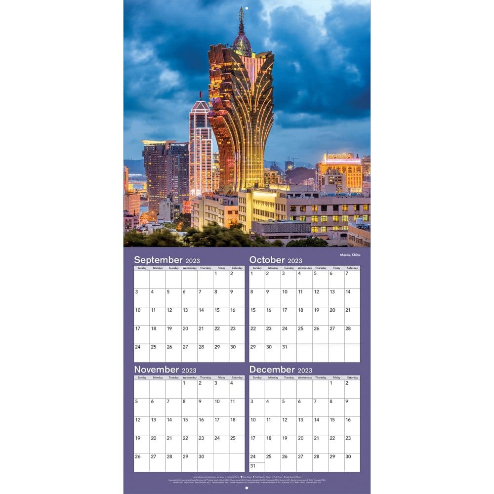 City Skylines 2024 Wall Calendar