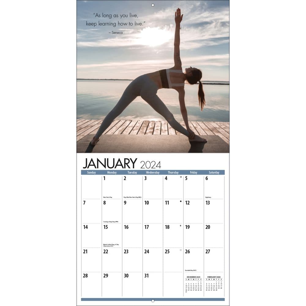 Yoga 2024 Wall Calendar Second Alternate  Image width=&quot;1000&quot; height=&quot;1000&quot;
