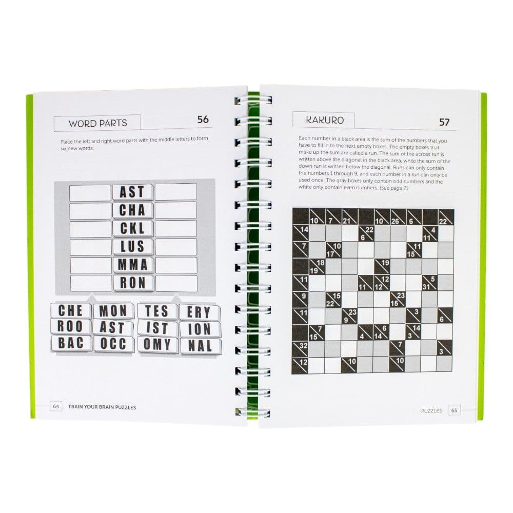 Go!Games Train Your Brain Puzzle Book Third Alternate Image