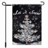 image Let It Snow Outdoor Flag-Mini - 12 x 18 by Gregory Gorham Main Image