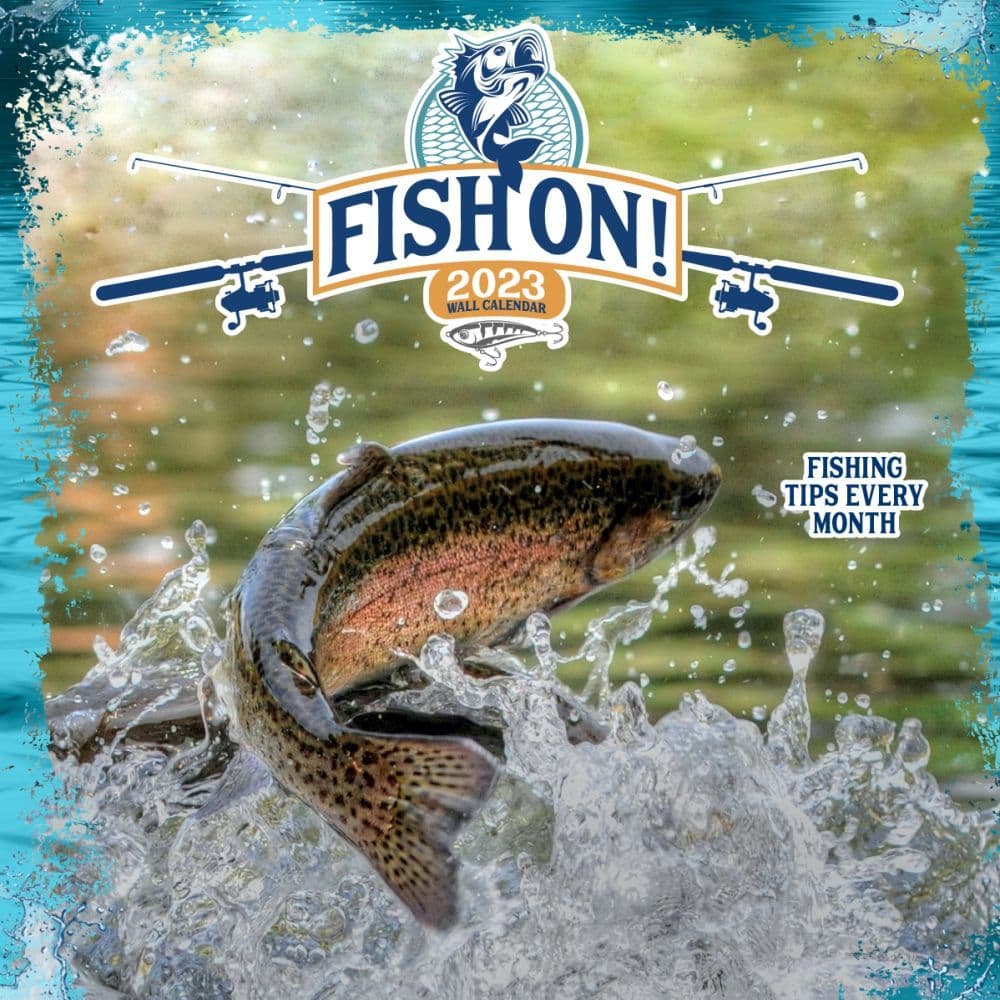 Fish Calendar 2023 Fish On 2023 Wall Calendar - Calendars.com