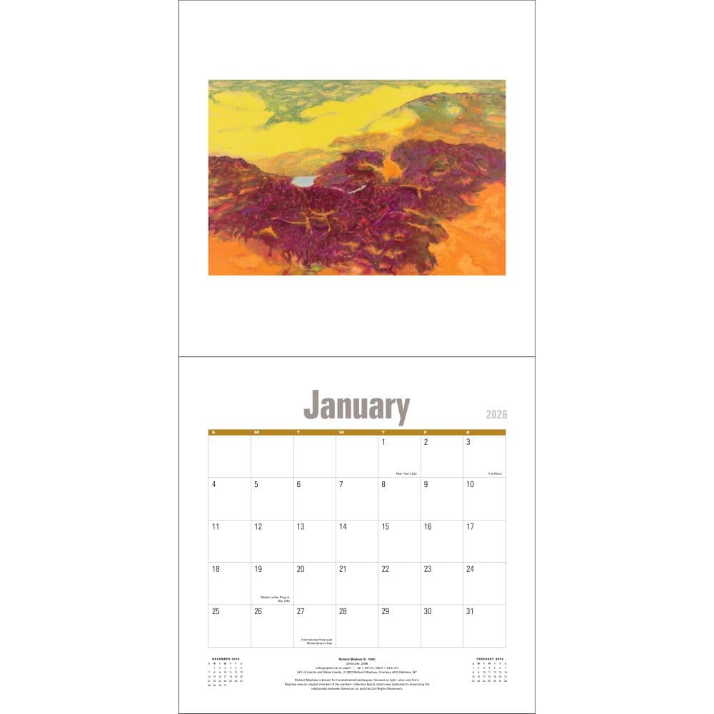 Museum of African American History 2026 Wall Calendar Second Alternate Image
