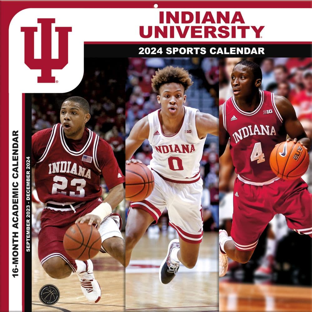 Indiana Hoosiers 2024 Wall Calendar