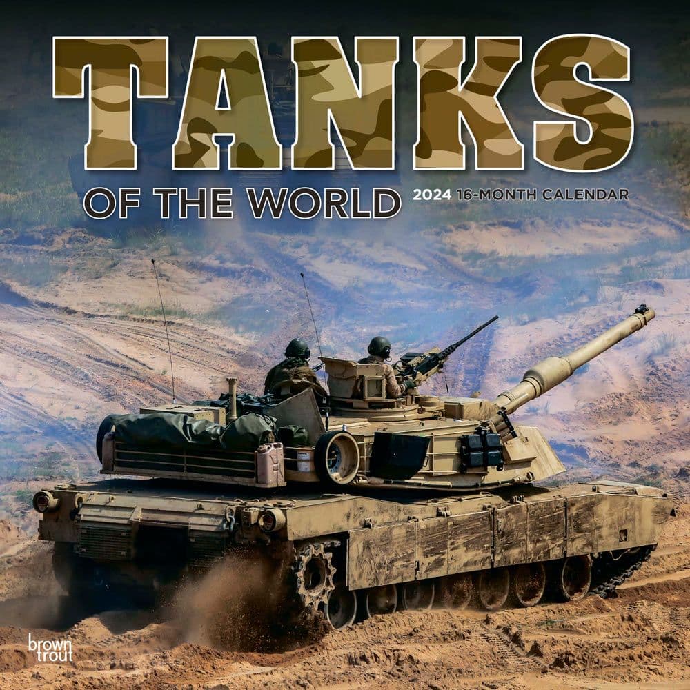 Tanks Of The World 2024 Wall Calendar Main Product Image width=&quot;1000&quot; height=&quot;1000&quot;