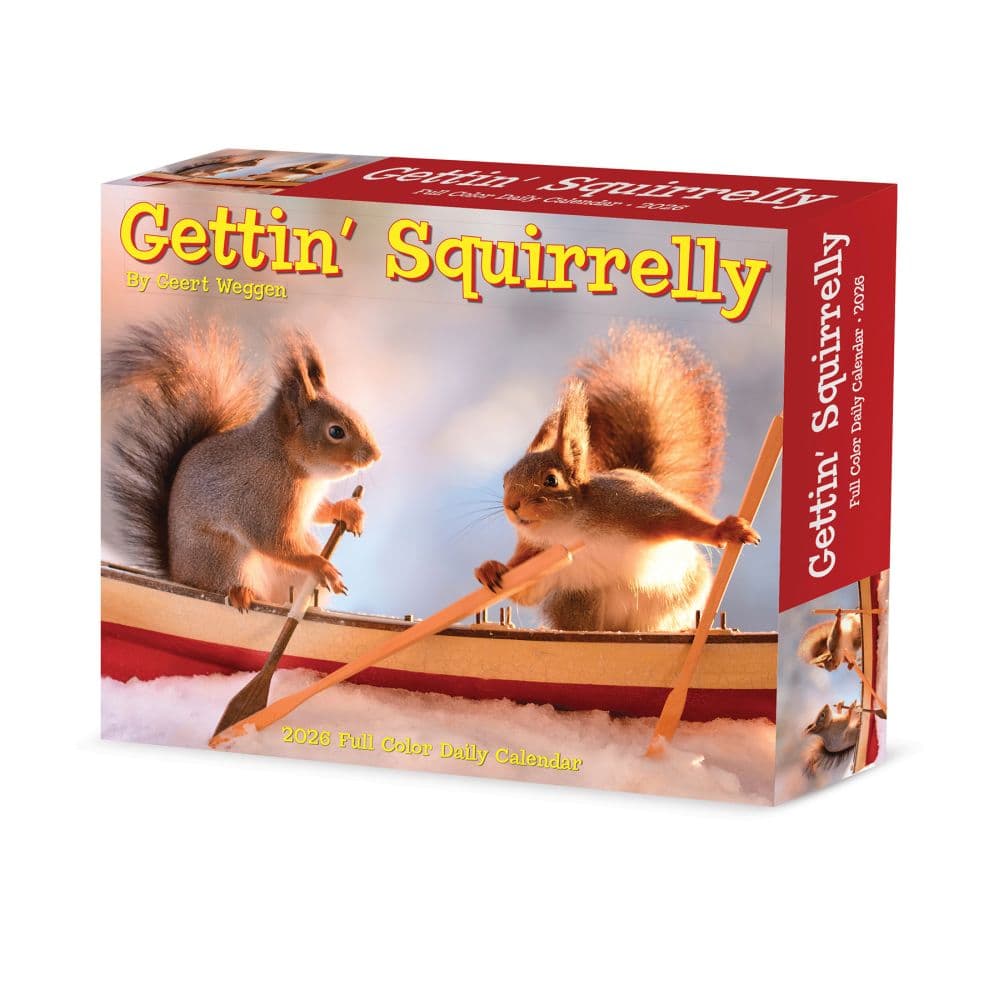 Gettin Squirrelly 2026 Desk Calendar Main Image