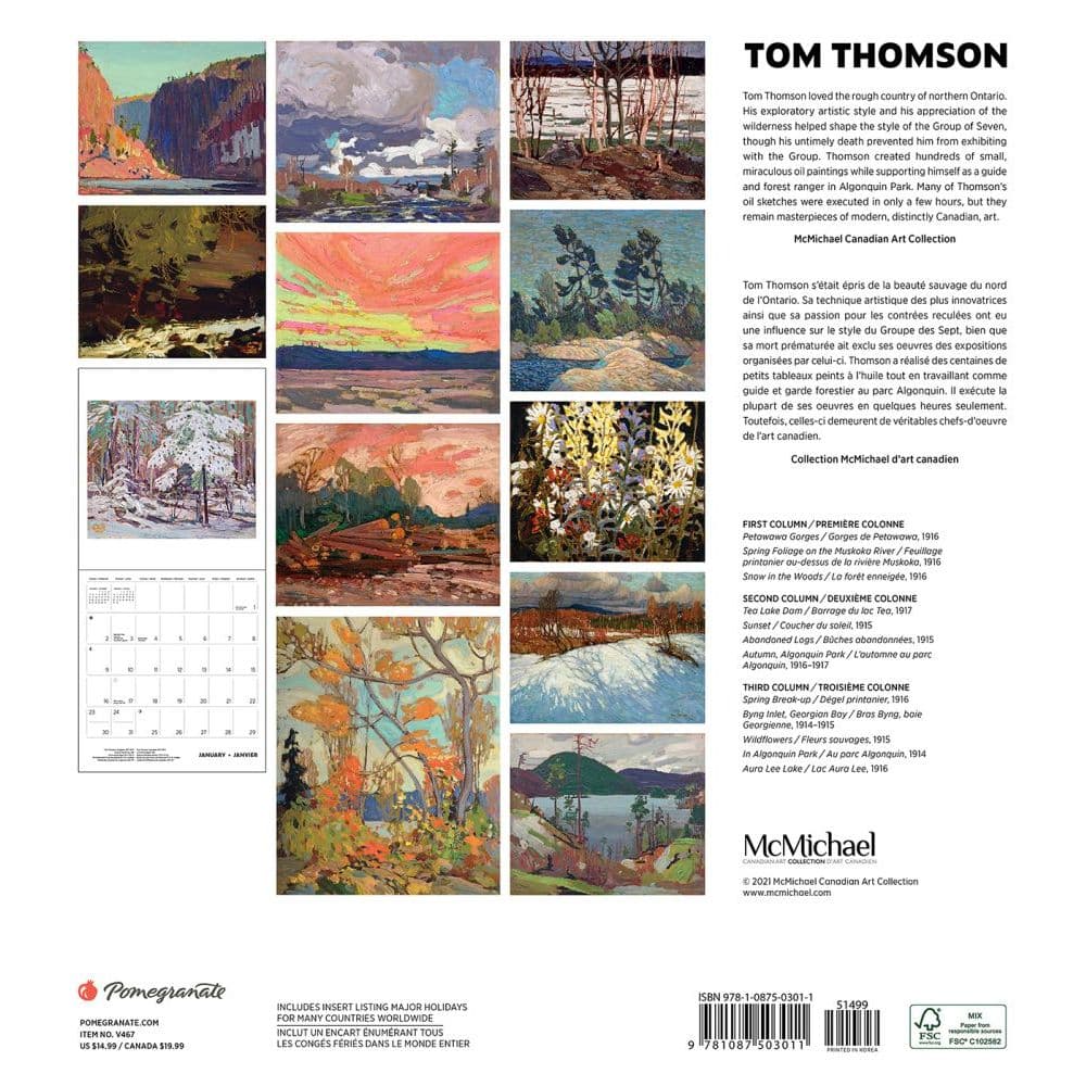 Ou Spring 2022 Calendar Thomson 2022 Wall Calendar - Calendars.com