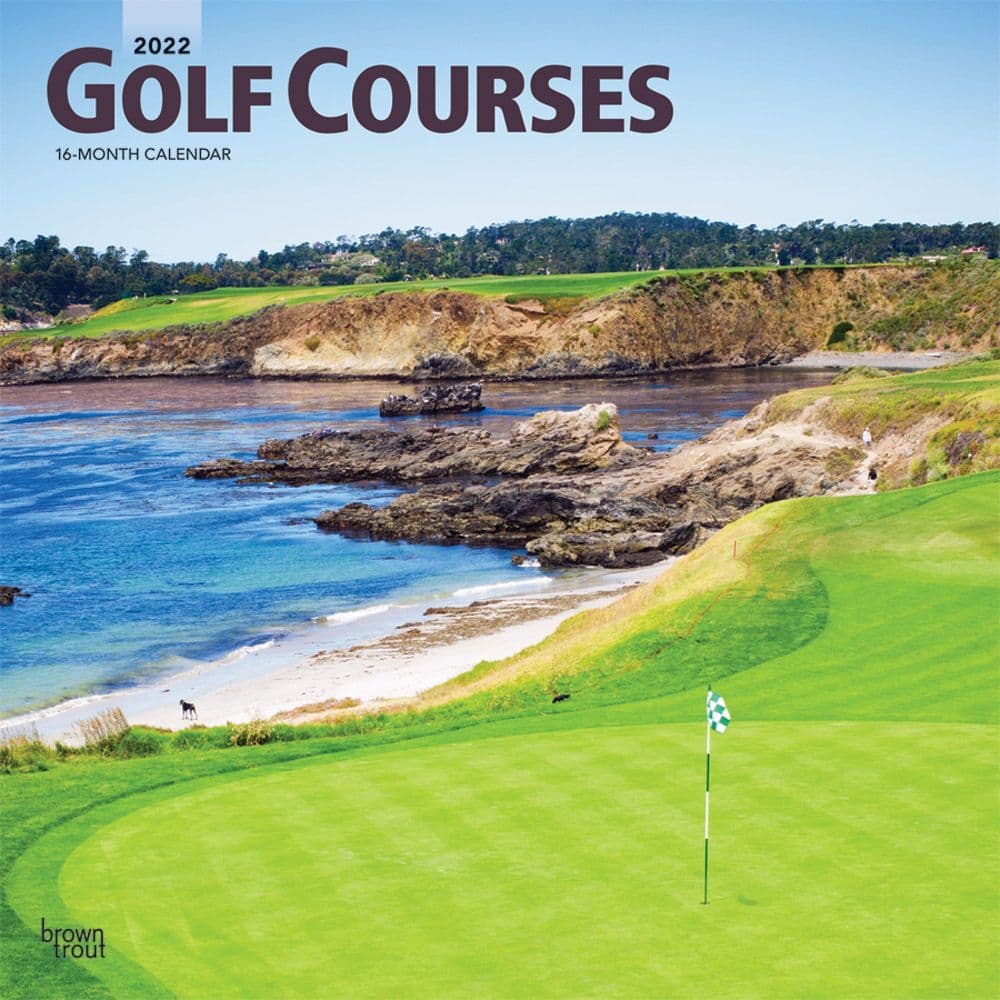 Golf Courses 2022 Wall Calendar