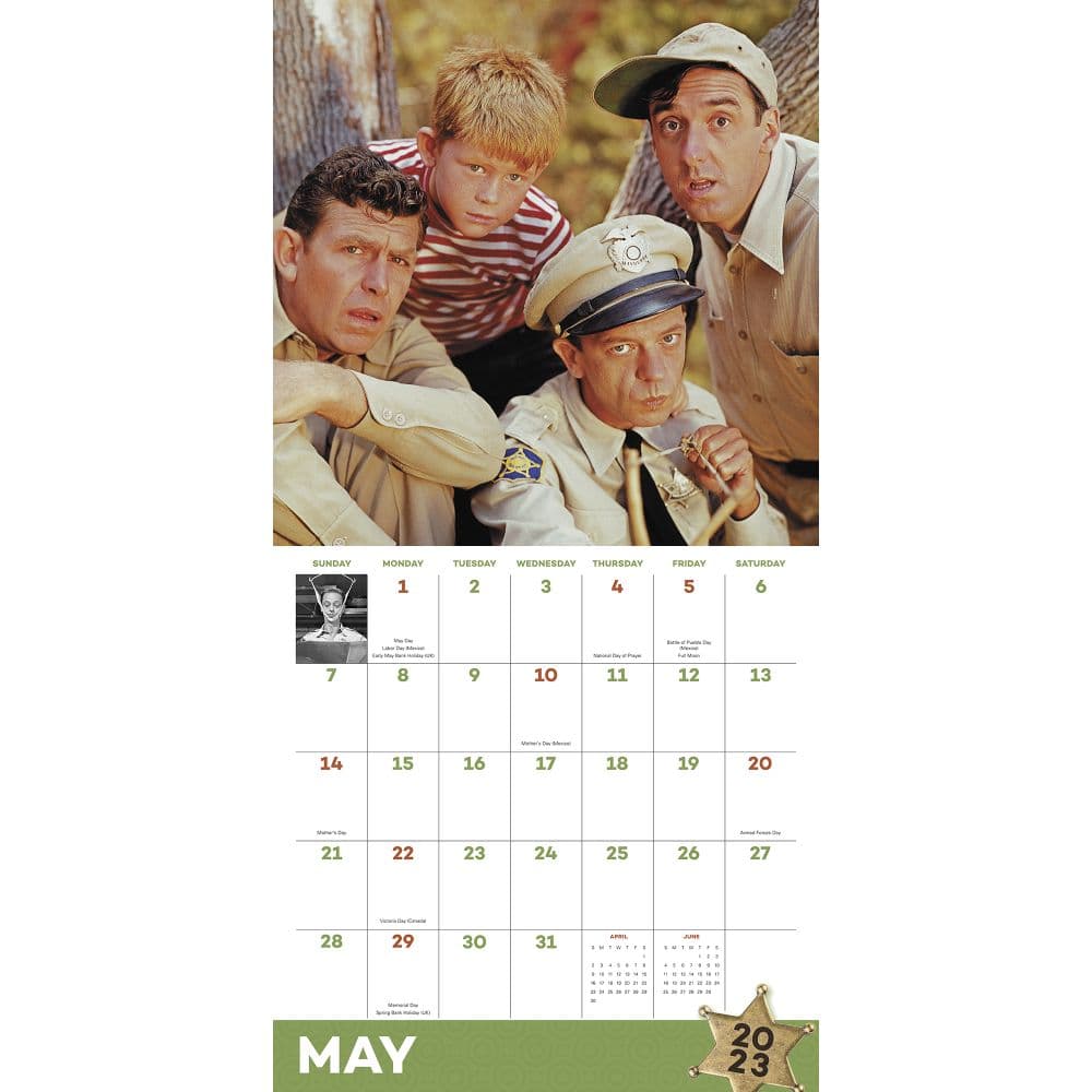 The Andy Griffith Show 2023 Wall Calendar - Calendars.com