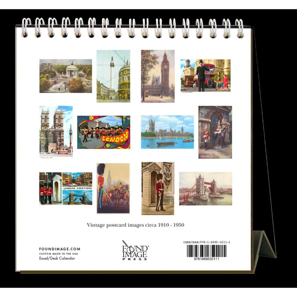London Nostalgic 2024 Easel Desk Calendar First Alternate Image width=&quot;1000&quot; height=&quot;1000&quot;