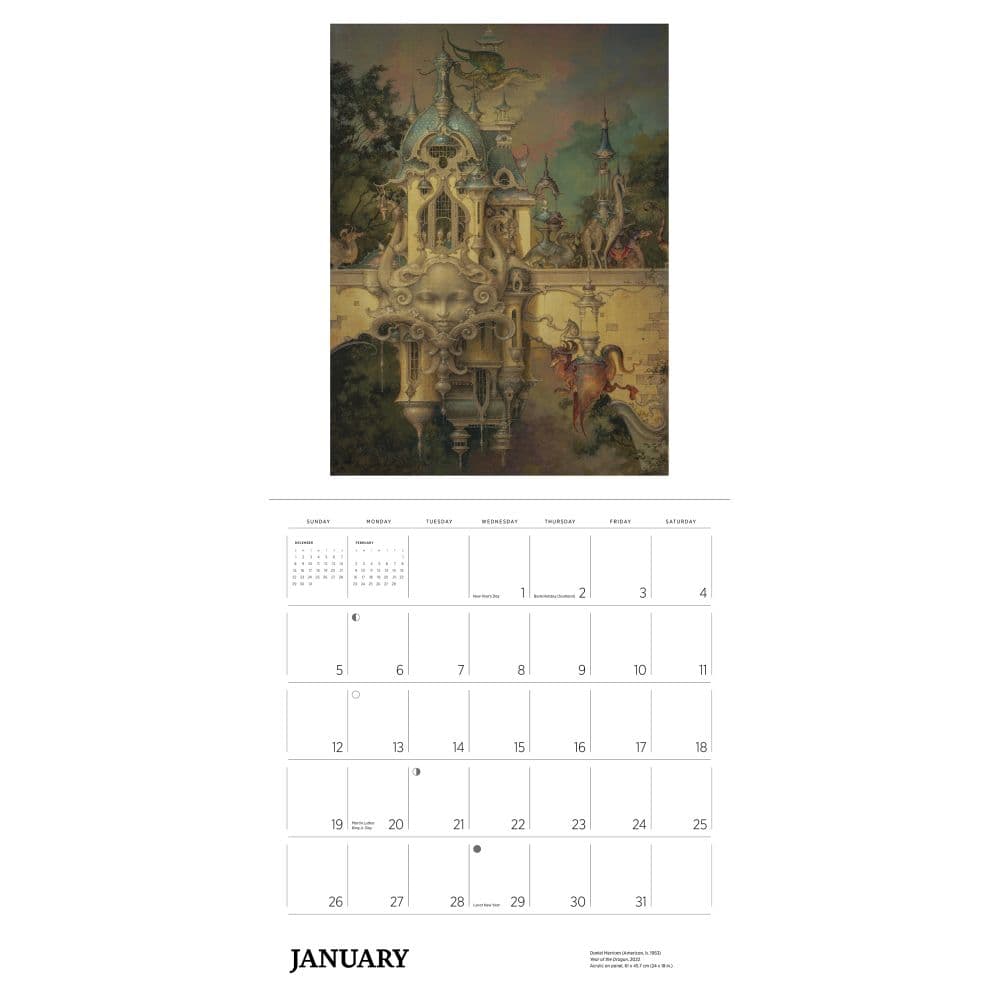 Merriam Art 2025 Wall Calendar Third Alternate Image width="1000" height="1000"