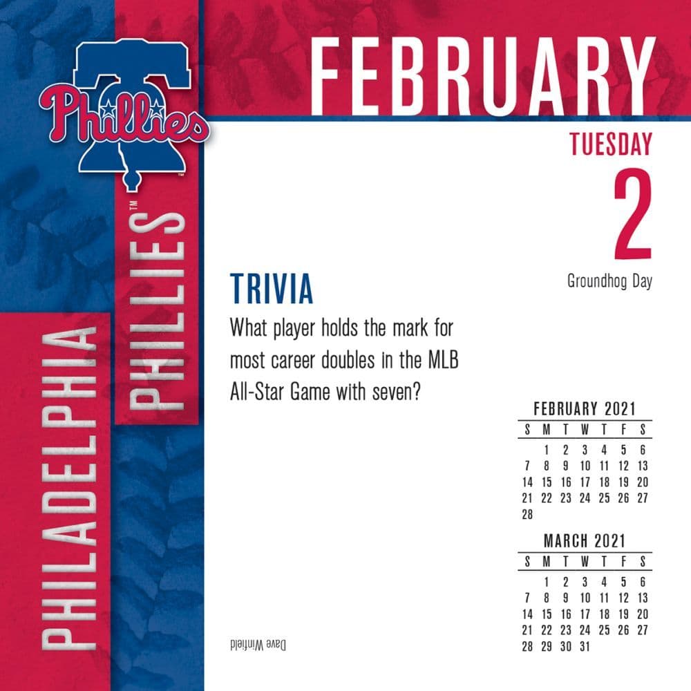 Philadelphia Phillies Desk Calendar