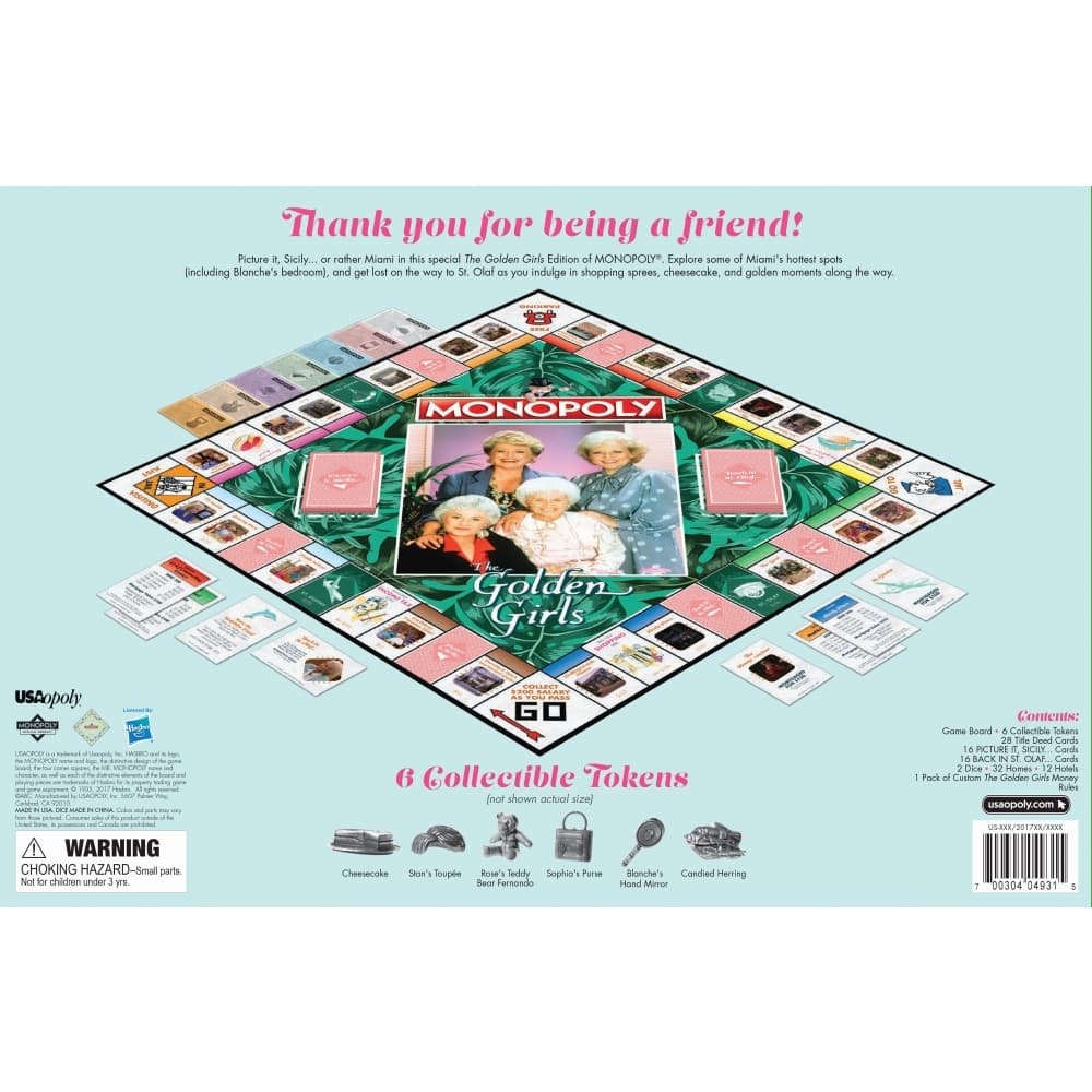 Golden Girls Monopoly Alternate Image 1