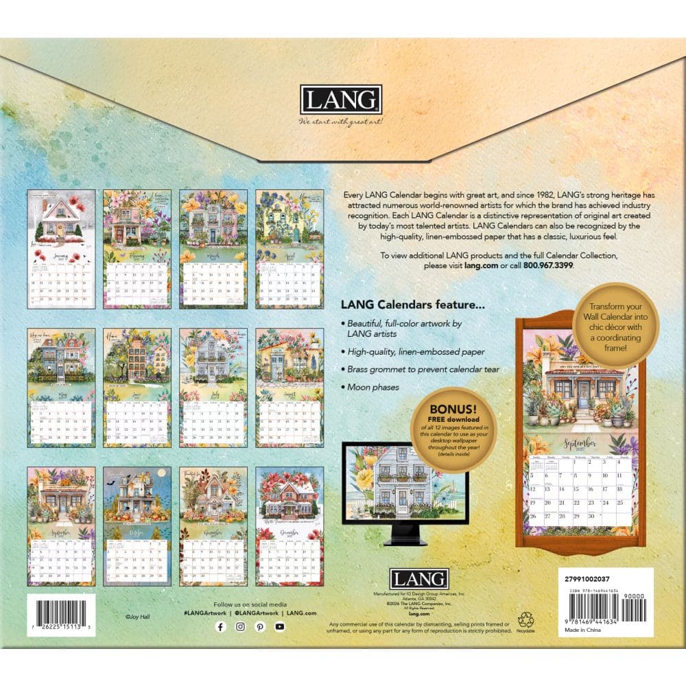 Bless This Home 2027 Wall Calendar by Joy Hall First Alternate Image