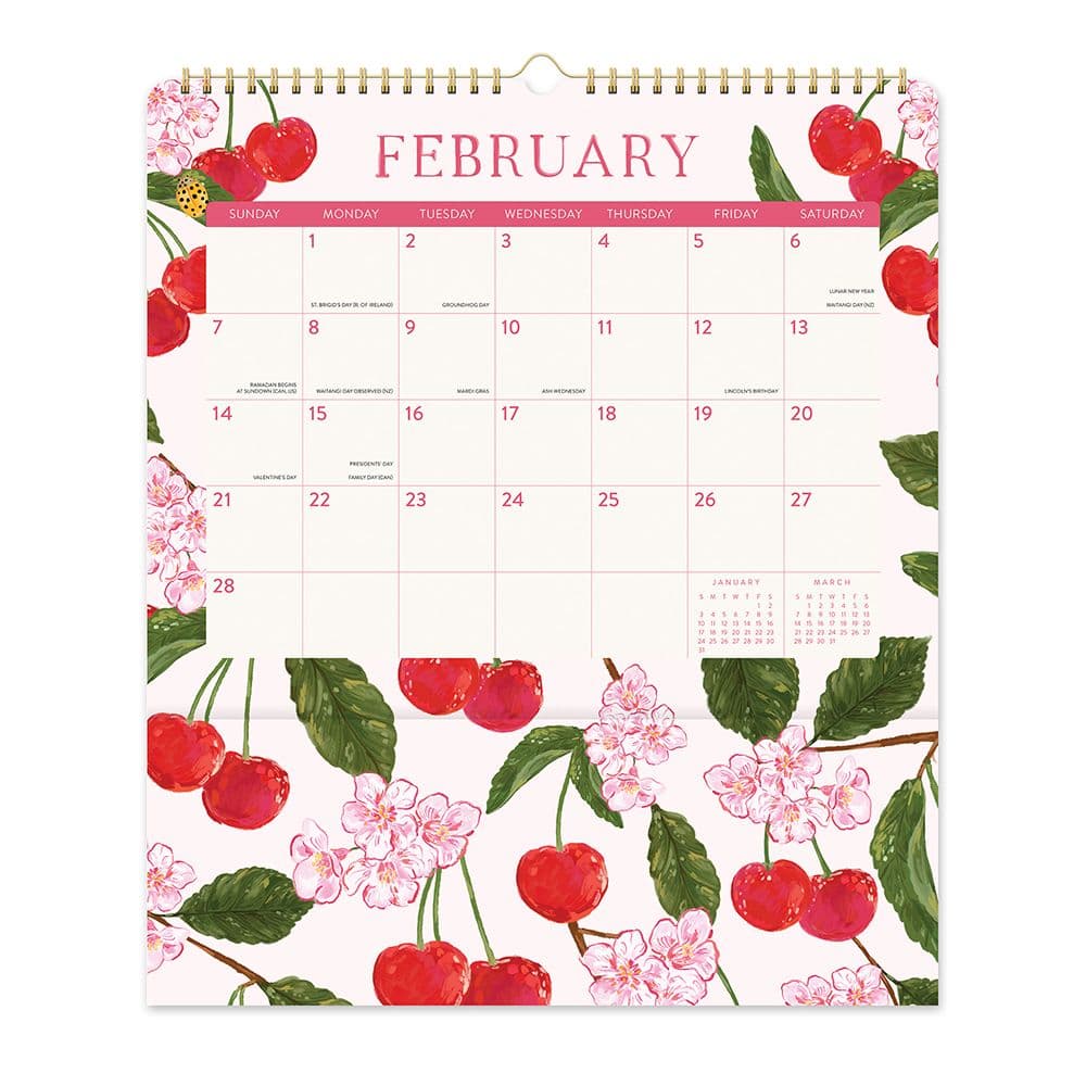 Fruit and Flora Pockets Plus 2027 Wall Calendar Second Alternate Image