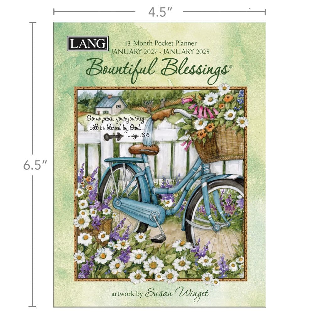 Bountiful Blessings 2027 Monthly Pocket Planner by Susan Winget Fourth Alternate Image