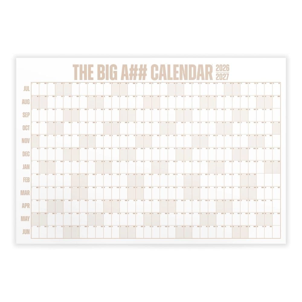 image Big A## 2027 Academic Wall Calendar Neutral Main Product Image