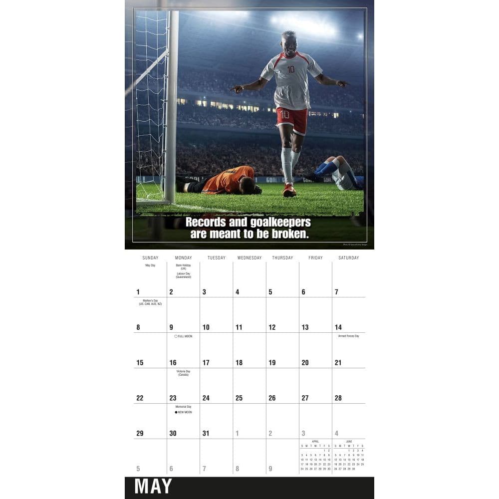 Soccer 2022 Wall Calendar - Calendars.com